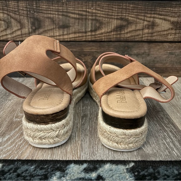 Platform Ankle Strap Espadrilles Sandals 7.5 - Picture 3 of 5
